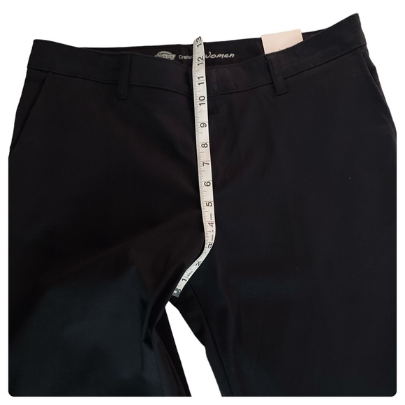 Dickies Women's Slim Fit Bootcut Stretch Pants 12 Short NWT - Picture 10 of 16